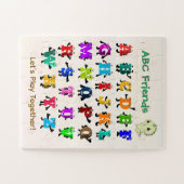ABC Vrienden Speeltijd Puzzel (Horizontaal)