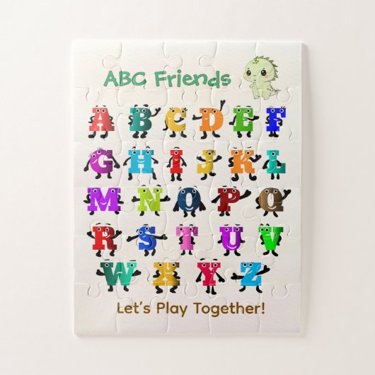 ABC Vrienden Speeltijd Puzzel (Verticaal)