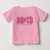 ABCD BABY T-SHIRT (Voorkant)
