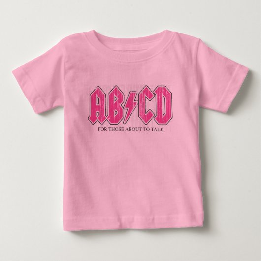 ABCD BABY T-SHIRT (Voorkant)