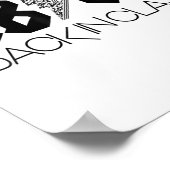 ABCD CK in CL Leopard CK naar schoolleraar Kinder Poster (Hoek)