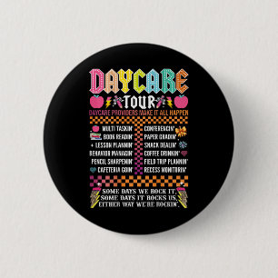 Abcd Dagopvang Tour Leraar Werknemer Ck Naar Schoo Ronde Button 5,7 Cm