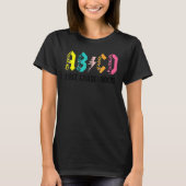 ABCD First Grade Rocks Back To School 1st Grade Te T-shirt (Voorkant)