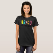 ABCD First Grade Rocks Back To School 1st Grade Te T-shirt (Voorkant volledig)