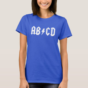 ABCD Funny Parody Dames Shirt