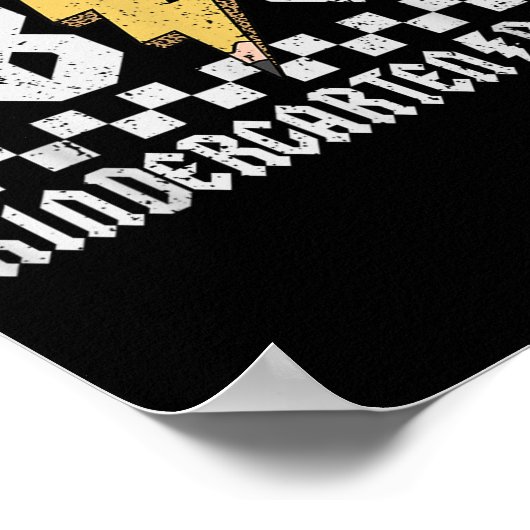 ABCD Kindergarten Rocks Pencil Lightning Teachers Poster (Hoek)