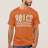 ABCD Kindergarten Rocks Pencil Lightningeachers Ro T-shirt (Voorkant)