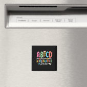 Abcd Kleuterschool Rocks Potlood Bliksem Leraars Magneet (Insitu (Vaatwasser))