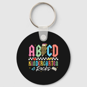 Abcd Kleuterschool Rocks Potlood Bliksem Leraars Sleutelhanger