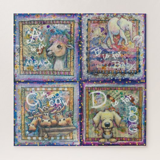 ABCD LEGPUZZEL (Verticaal)