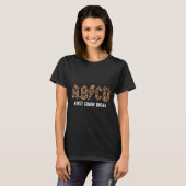 ABCD Rocks First Grade Terug naar School Leopard T T-shirt (Voorkant volledig)