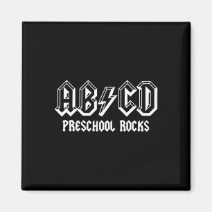 Abcd Rocks Terug naar school Preschool Rocks Leuke Magneet