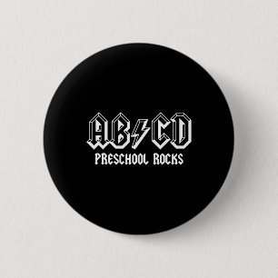 Abcd Rocks Terug naar school Preschool Rocks Leuke Ronde Button 5,7 Cm