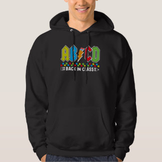 ABCD Terug in de klas Rocks Terug naar school jong Hoodie