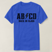 ABCD Terug In Klasse 3 T-shirt (Design voorkant)
