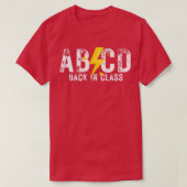 ABCD Terug In Klasse 5 T-shirt (Design voorkant)