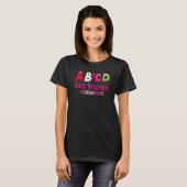 ABCD Terug naar school 1e Grade Squad T-shirt (Voorkant volledig)