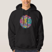 ABCD Tweede klas Rock Teacher Student Happy Back Hoodie (Voorkant)