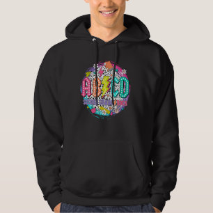 ABCD Tweede klas Rock Teacher Student Happy Back Hoodie