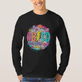 ABCD Vierde Grade Rock Teacher Student Happy Back T-shirt (Voorkant)