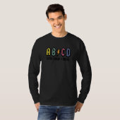 ABCD Vijfde klas rotsen T-shirt (Voorkant volledig)