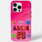 Abcde FU Valentijnsdag Case-Mate iPhone Case (Achterkant)