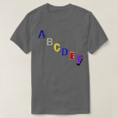 ABCDEF 2 T-SHIRT (Design voorkant)