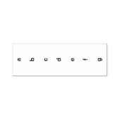 ABCDEFG verticale stempel (Design)