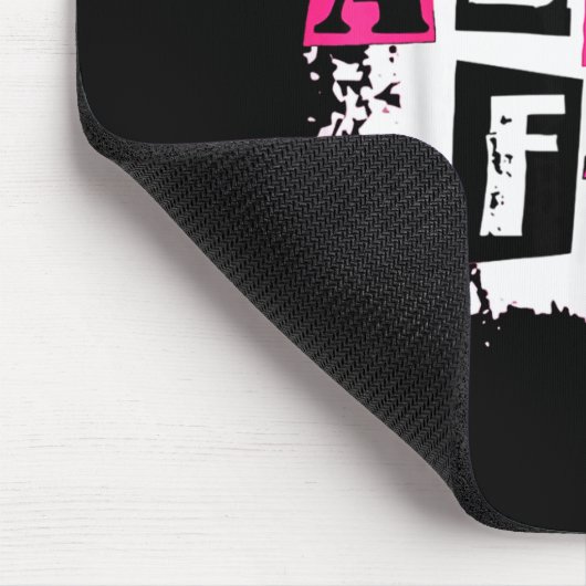 Abcdefu Retro Funny Heart Valentine's Day Muismat (Hoek)