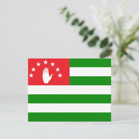 abchazië briefkaart (Staand voorkant)