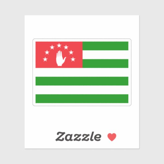 Abchazië Flag Sticker (Vel)