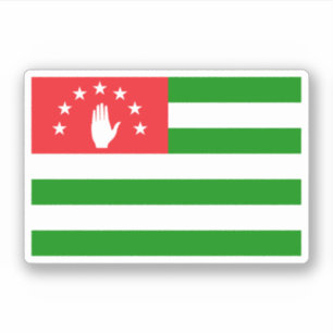 Abchazië Flag Sticker