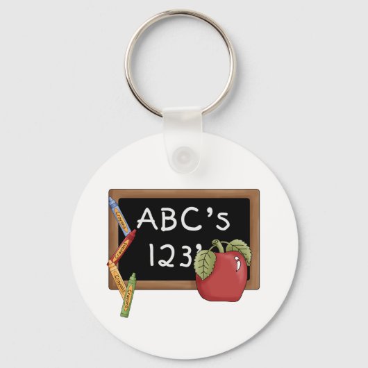 Abcs 123s T-shirts en cadeautjes Sleutelhanger (Voorkant)