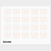 ABC's alfabet letters A-Z Stickers Labels (Vel)