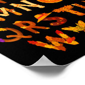 Abcs Learning Kindergarten Teacher Thanksgiving Al Poster (Hoek)