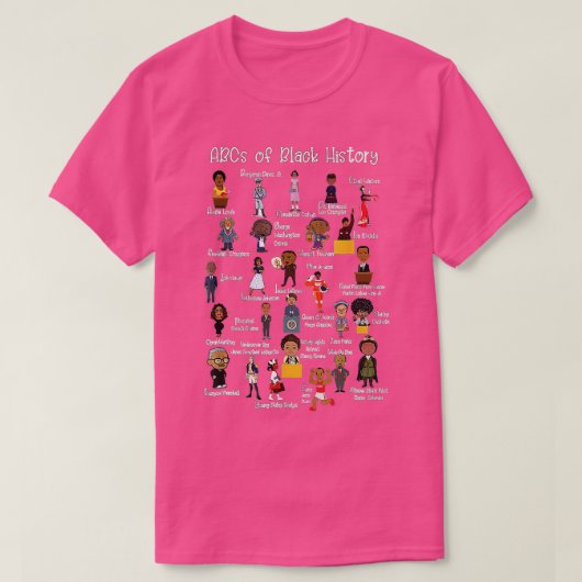 ABCs of Black History Shirt Original Black Black B (Design voorkant)