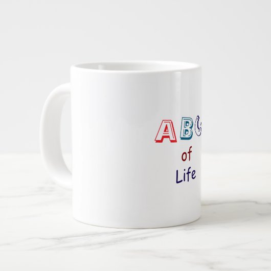 ABCs of Life Specialty Mug Grote Koffiekop (Links)