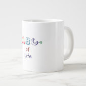 ABCs of Life Specialty Mug Grote Koffiekop (Voorkant rechts)