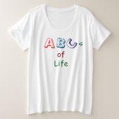 ABCs of Life T-Shirt (Design voorkant)