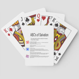 ABC's of Salvation Pokerkaarten