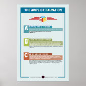 ABC's of Salvation Poster (Voorkant)