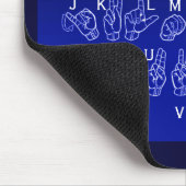 ABCs of Sign Language Mousepad van Janz Muismat (Hoek)