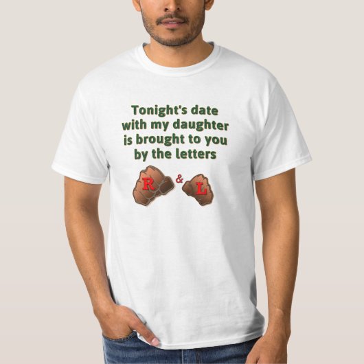 ABC's van Dating my Daughter T-shirt (Voorkant)