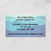 ABC's van de Verlossing Evangelie Tractaat KJV Sch Visitekaartje (Achterkant)