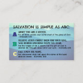 ABC's van de Verlossing Evangelie Tractaat KJV Sch Visitekaartje (Voorkant)