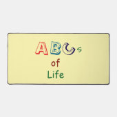 ABC's van het leven bureaumat (Voorkant)