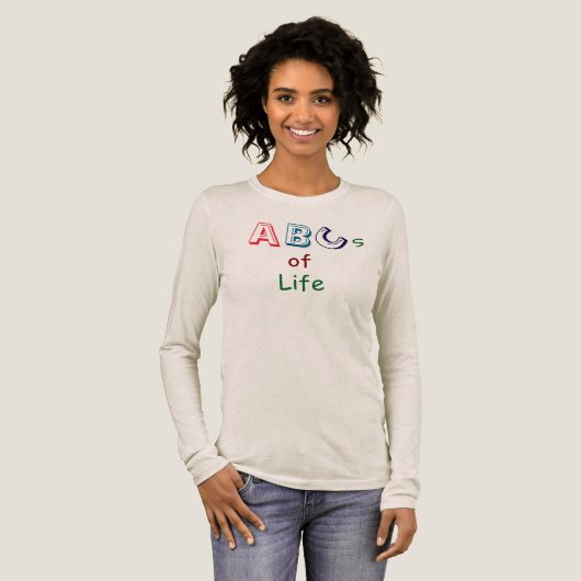 ABC's van Leven T-Shirt (Voorkant)