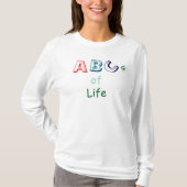 ABC's van Leven T-Shirt (Voorkant)