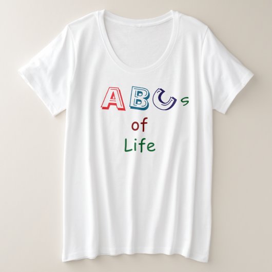 ABC's van Leven T-Shirt (Design voorkant)