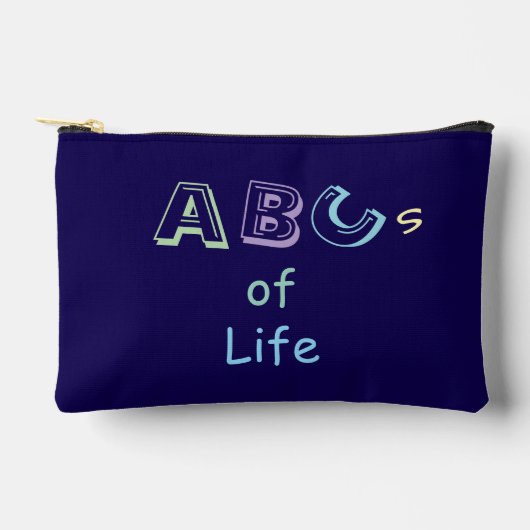 ABC's van Leven Tas/Bag Etui (Voorkant)